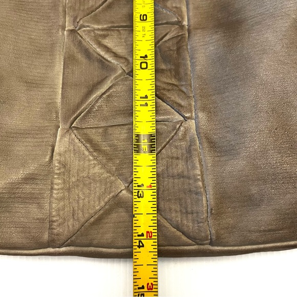 TOSCANI Made in Italy, Distressed Leather Satchel - Picture 15 of 15